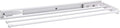 Rev-A-Shelf Under Sink Hand Towel Holder for Kitchen and Bathroom Cabinets, Pullout Extension Three Prong Wire Dish Rag Rack Hanger, White, 563-47