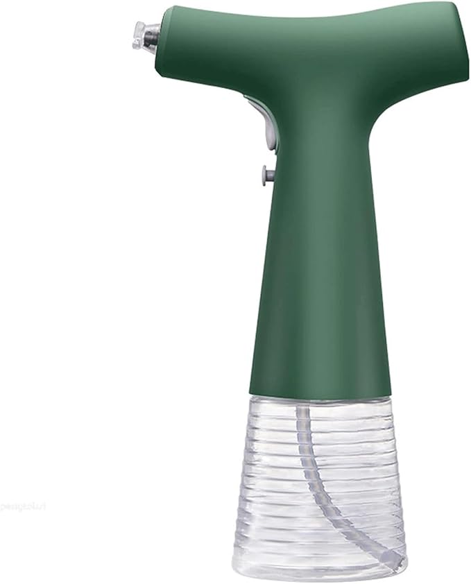 KRILLIQ Oil Can Electric Oil Sprayer Spray Magic Weapon USB Charge Edible Oil Bottle Columnar Mist Spray Oil Can for Air Fryer for Liquid Condiment, Green