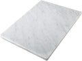 Koville Italian Carrara Marble Cutting Board for Kitchen, 16x12inch Large Hand Crafted Marble Slab for Cheese, Charcuterie, Pastry Board - Wedding Gift, House Warming Gift