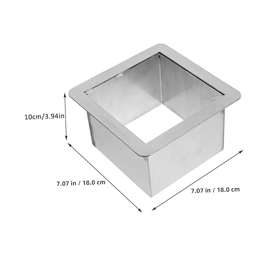 Zerodeko 180a Counter Grommet Stainless Steel Kitchen Trash Chute Grommet Smooth Surface Corrosion-Resistant Fits Kitchen Waste Bins