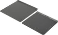 GoodCook AirPerfect Nonstick Steel Insulated Cookie Sheets, Assorted Size No-Burn Baking Sheets with Large Handles, Set of 2, Gray