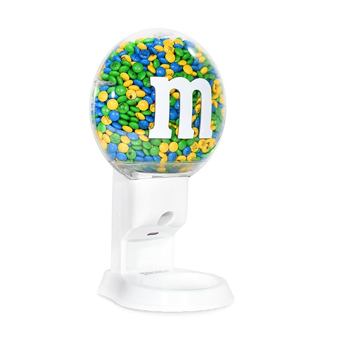 M&M’S Motion Activated Candy Dispenser for Milk Chocolate Candy, Fun, Reusable Gift for M&M’S Fans, Perfect for Birthdays, Holidays, and Special Occasions, No-Touch Sensor for Easy, Mess-Free Treat Sharing