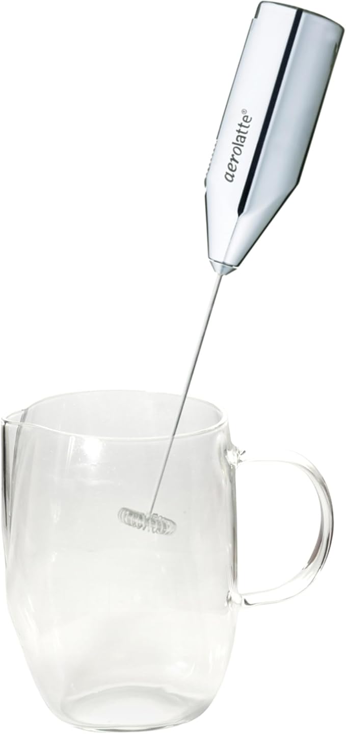 Aerolatte Milk Frother Jug, Borosilicate Glass, Creates Up to 3-Cups of Froth