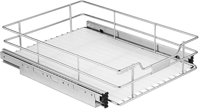 CUISINART 14" Sliding Cabinet Organizer, Chrome Finish