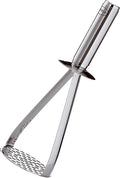 Rösle Kartoffelstampfer, Hochwertiger Stampfer für Kartoffeln und Knollen-Gemüse, Edelstahl 18/10, hochglänzend / matt, Spülmaschinengeeignet,Silver,12780