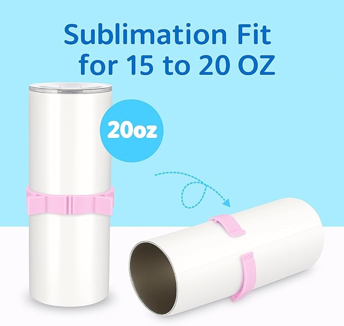 Sublimation Tumbler Clamp Tool, Durable Plastic Pinch Grip Holder for 15 to 20oz Cups, Ideal for Engraving, Decorating & Personalized Gifts