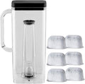 Anbige Replacement Parts 66oz Water Reservoir with Filter Holder and 6 charcoal Water Filters,Compatible with Keurig K-Supreme Single Serve K-Cup Pod Coffee Makers