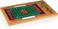 PICNIC TIME NCAA Icon Glass Top Cutting Board & Knife Set, Cheese Boards Charcuterie Boards, Serving Platter, (Parawood & Bamboo)