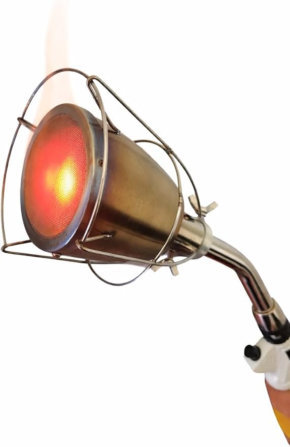 Cooking Torch Attachment for Pro Chef-Grade Searing, Sous Vide Grilling, Dessert Browning & Outdoor Broiling | Flame Control with Heat-Resistant Mesh, Compatible with Torch | Torch Not Included