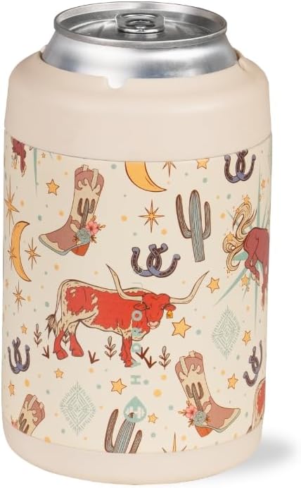 HydroJug Can Cooler 12 oz, Stainless Steel Can Holder, Rodeo