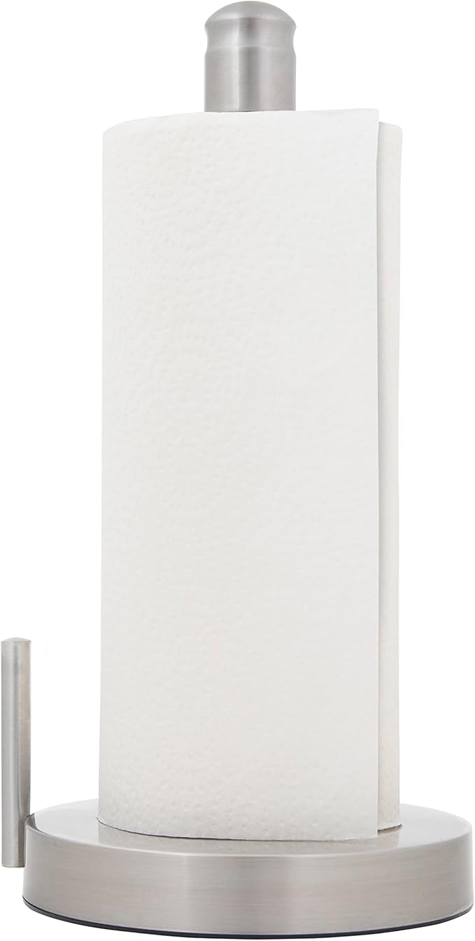 Kamenstein Perfect Tear Paper Towel Holder, 13-Inch, Silver