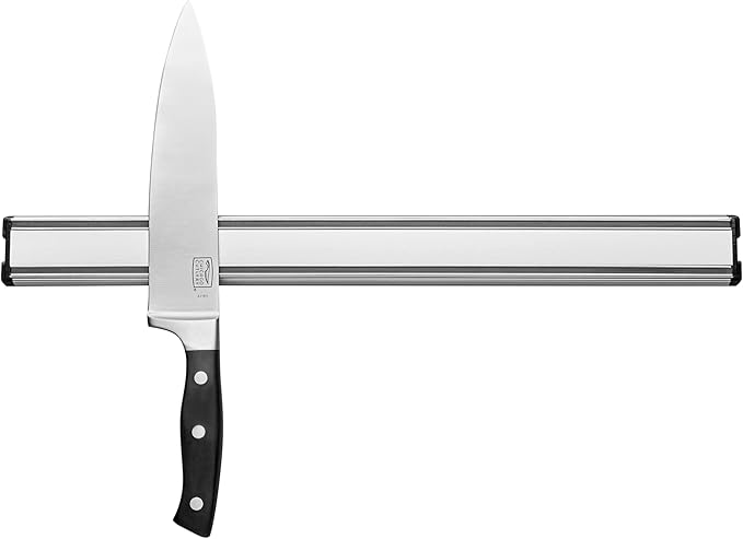 Chicago Cutlery 18" Magnetic Knife Holder Stripm Removable For Cleaning, Strong Knife Rack For Storage Display Home Kit