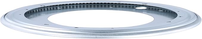 4 PCS 12 Inch Lazy Susan Turntable Hardware,360°Rotating Swivel Plate,5/16 Thick Turntable Bearing Plate, Round Lazy Susan Rotating Hardware for Table