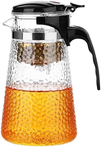 Household Water Container Teapot Tea Set Glass Teapot with Filter Large Capacity Tea Maker Office Drink Pitcher (Size : Large)