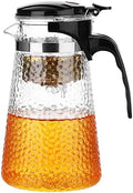 Household Water Container Teapot Tea Set Glass Teapot with Filter Large Capacity Tea Maker Office Drink Pitcher (Size : Large)