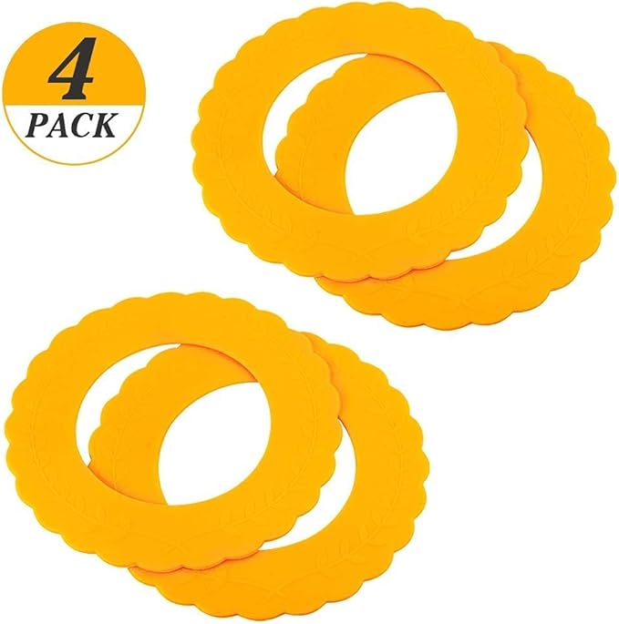 Webake Mini Pie Pan and Mini Pie Shield, 4pcs Mini Pie Tins and 4pcs Mini Silicone Pie Crust Protector