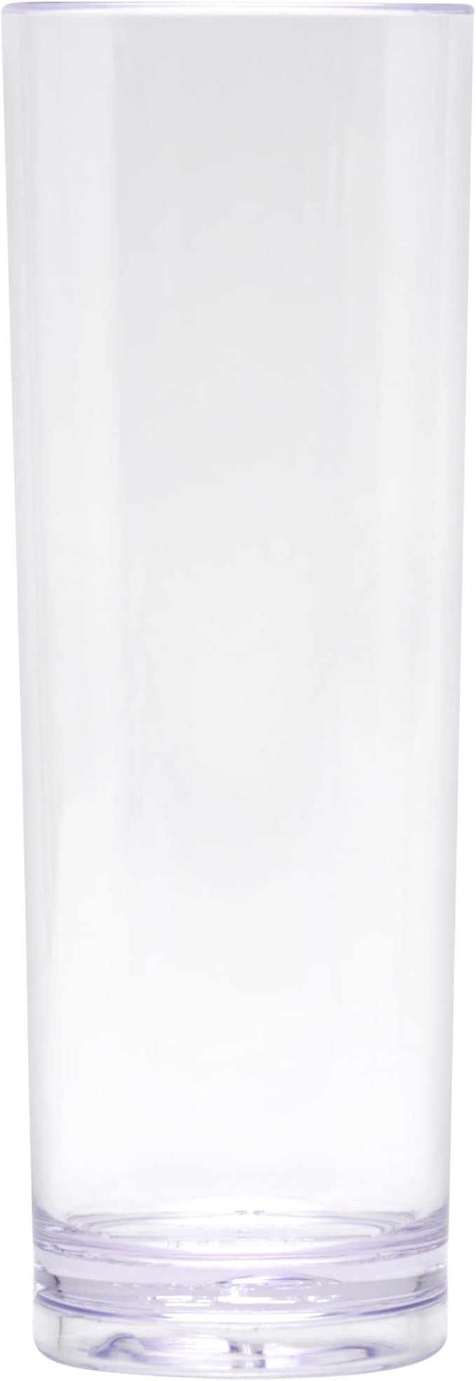 G.E.T. H-14-1-SAN-CL-EC Clear 14 oz. Tom Collins, Break Resistant Dishwasher Safe San Specialty Drinkware Collection (Pack of 4)