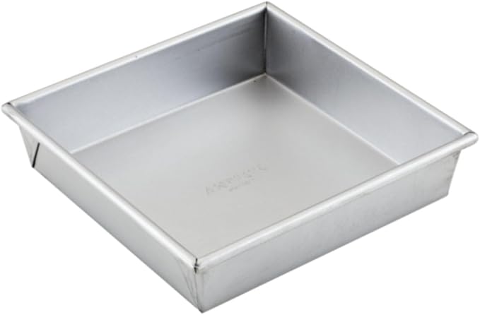Anolon Pro-Bake Aluminized Steel Baking Cake Pan, Square, 9 Inch - Silver