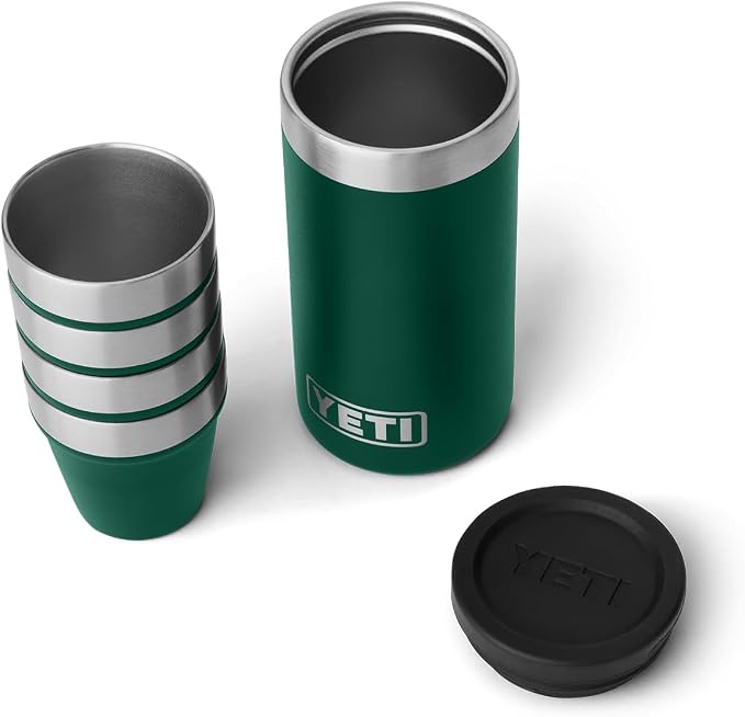 YETI Shot Glasses with Carrying Case, Set of 4