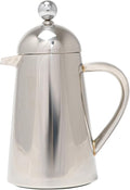 La Cafetière Havana Stainless Steel Double Walled Cafetière, Eight Cup, Gift Boxed, Silver