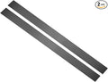 uxcell 2Pcs 304 Stainless Steel Sheet Gap Filler, 30" x 2" Self-Adhesive Metal Molding Trim Strip Gap Cover for Microwave Mirror Frame Home Decoration, Brushed Black