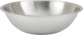 Winco 20 Quart Heavy-Duty Stainless Steel Mixing Bowl, Shallow