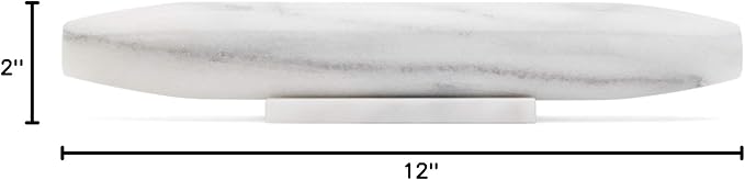 Fox Run Marble French Rolling Pin and Base, 2 x 12 x 2 inches