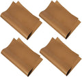 4 Sheets Heat Resistant Baking Mat Ptfe Transfer Sheets for Oven Liner Non Stick Baking Tray Cloth Cookies Pastries and More for Kitchen and Bakery Use