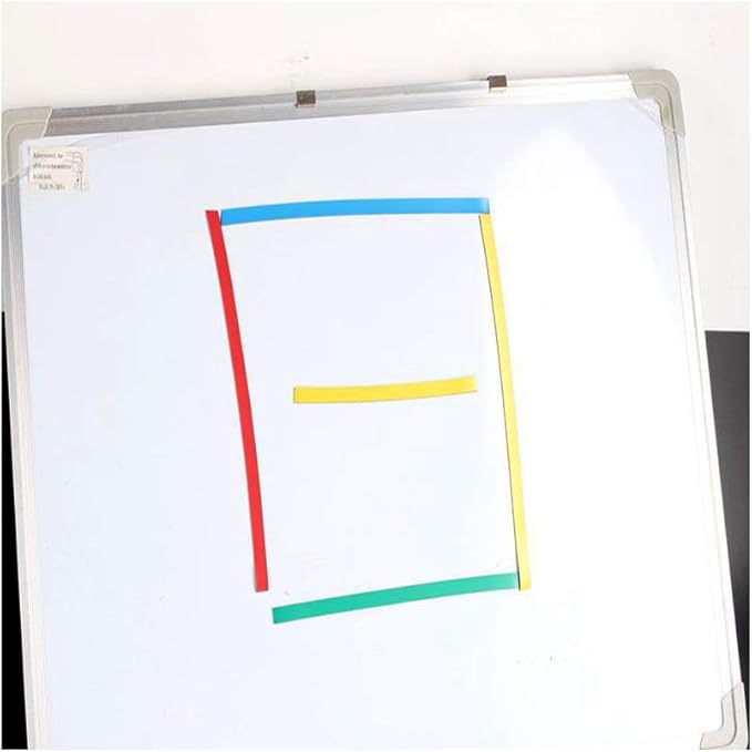 Magnetic Tape Roll Colored Thin Strips - Dry Erase Magnet Whiteboard Graphic Art Tape/ 10mm 33ft Grid Marking Line Magnet Tape(Blue)