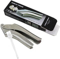 Premium Garlic Press Stainless Steel – Heavy Duty Crusher, Easy Clean, Dishwasher Safe, Includes Brush