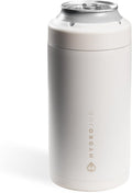 HydroJug Tall Can Cooler 16 oz, Stainless Steel Can Holder, Linen