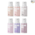Colour Mill Oil Blend Food Coloring, Bridal Pack - 20 Milliliters Each of 6 Colors: Blush, Lavender, Lilac, Mauve, Nude and Taupe
