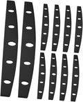 PRETYZOOM 10Pcs Pizza Cutter Blade Protectors Half Round Edge Guards for Chef Knives Portable Knife Sleeves for Cutting Kitchen Accessories for Outdoor and Work Use