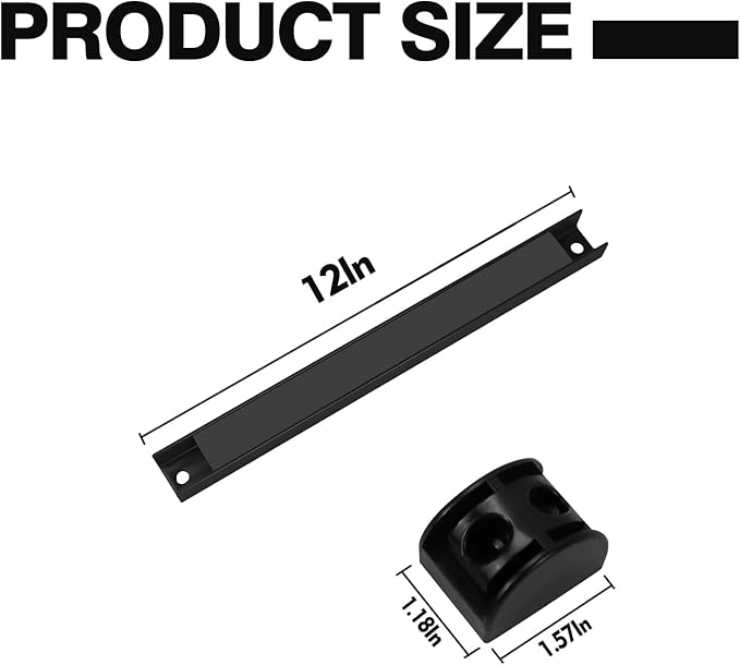 12" Magnetic Tool Holder, 5 Packs Storage Strips Tool Magnet Bar PVC Coated for Garage Organizer Mounted Hanging Strip,Heavy Duty of Magnetic Holder Easy to Install