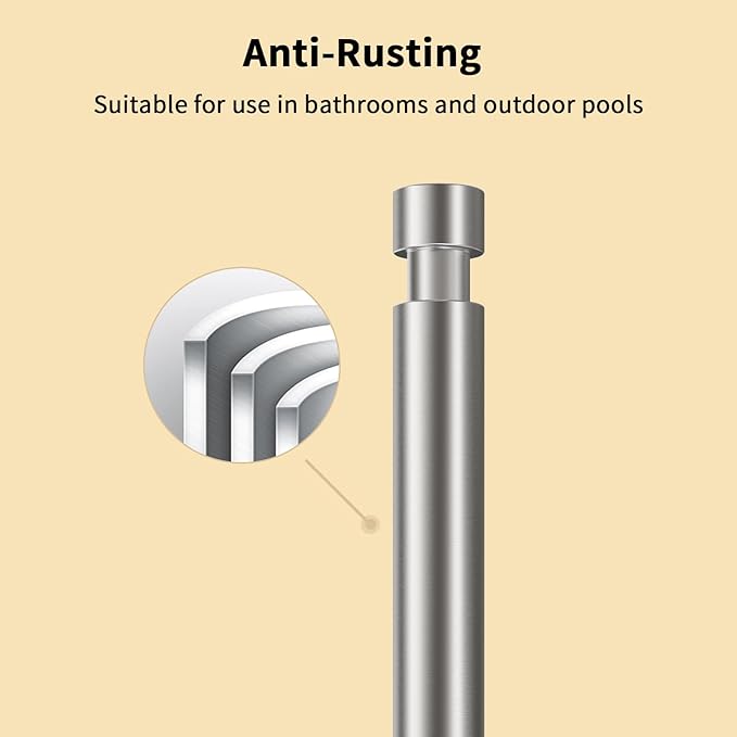 YUMORE Paper Towel Holder Countertop, Counter Paper Towel Holder with Weighted Base Non Slip, Standing Paper Towel Roll Holder for Modern Kitchen Bathroom, Stainles Steel (Brushed Nickel)