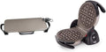 Presto Ceramic 22-inch Electric Griddle + Presto Ceramic FlipSide Belgian Waffle Maker, Black