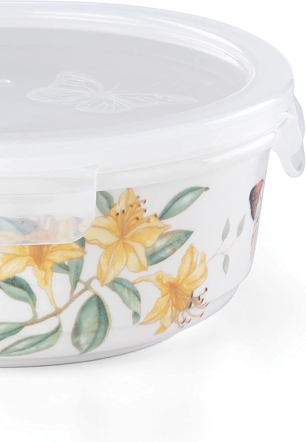Lenox Butterfly Meadow Round Serve and Store, Large (Pack of 2)