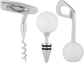 Bottle Opener Wine Stopper Set, Shaped Corkscrew Wine Opener, Wine Beer Openers, Champagne Stoppers for Bar Wedding Celebration, Gift Sets for Golfer Enthusiast