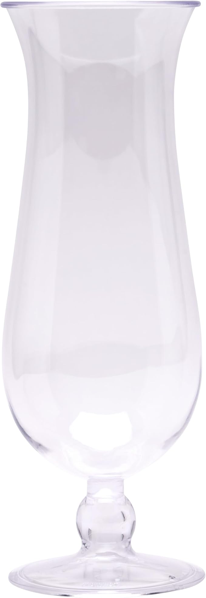 G.E.T. HUR-20-CL Clear PC Plastic Hurricane Glasses, 20 Ounce (Pack of 12)