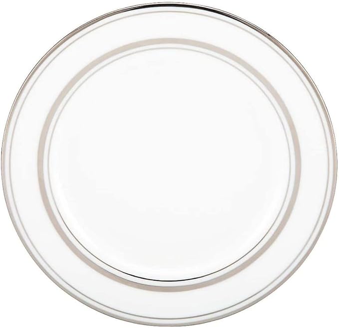 kate spade Dinnerware, Library Lane Bread and Butter Plate Platinum