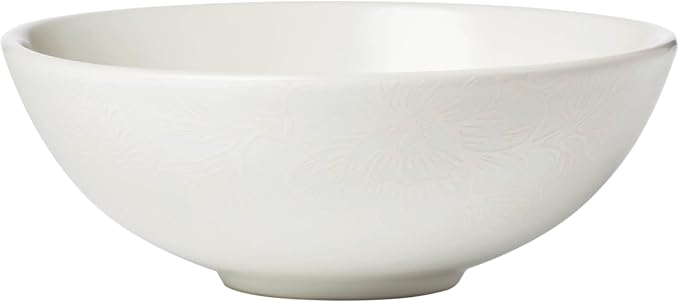 Oneida 897397 Roseto 12-Piece Dinnerware Set, White