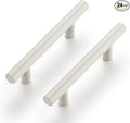 Ravinte 24 Pack | 5 Inch Cabinet Pulls White Stainless Steel Kitchen Drawer Pulls Cabinet Handles 5 InchLength, 3 Inch Hole Center