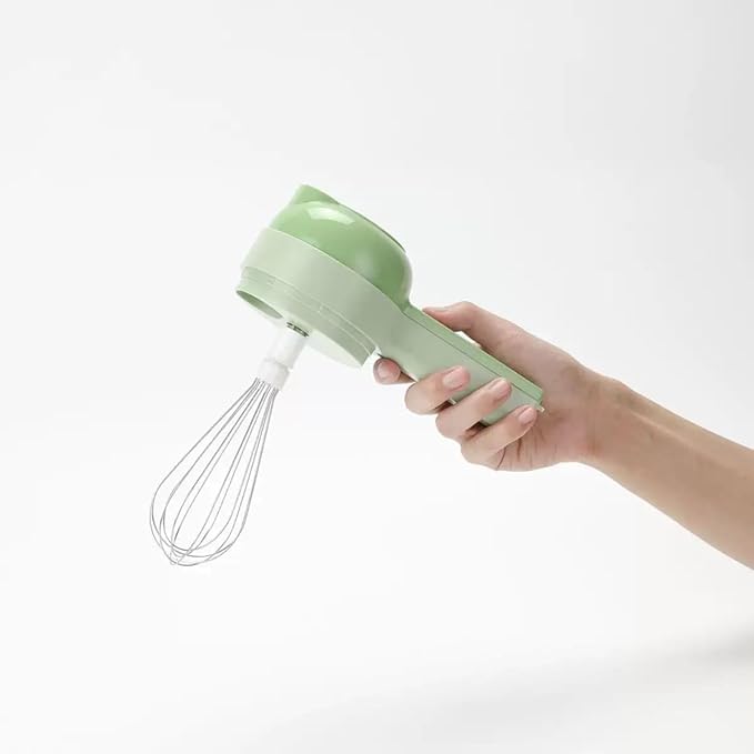 4-in-1vegetable cutter,multi functional electric vegetable slicers,garlic chopper mini, garlic food processor, electric wireless food slicer