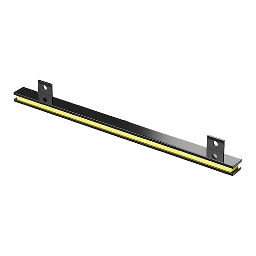 Master Magnetics 24" Magnetic Bar Tool Organizer - Easy to Install Magnet Storage Holder for House, Garage, Shed, or Job Site - Black Powder Coat