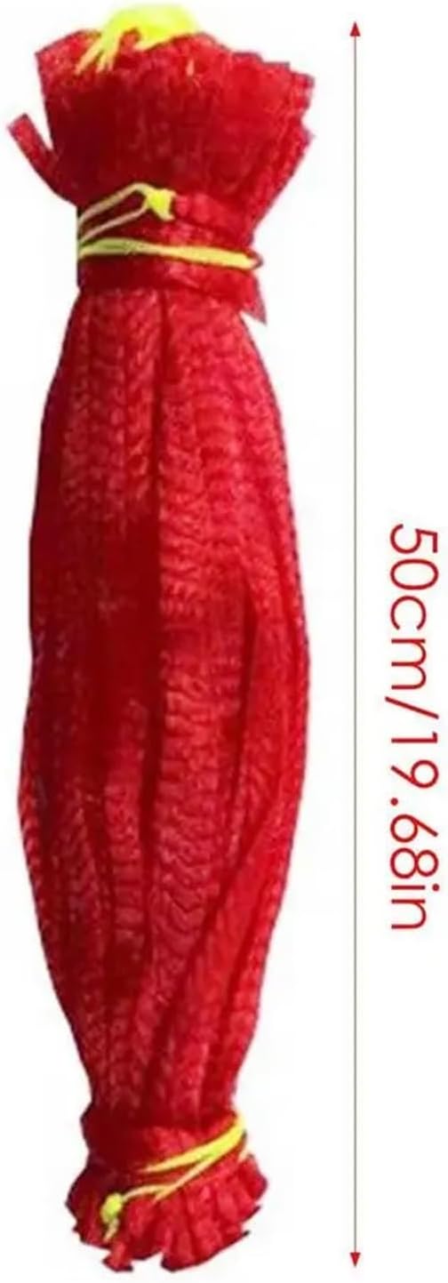 Mesh Produce Bags 200Pcs Hanging Watermelon Grow Net Bags Reusable Cantaloupes Mesh Garden Cucumbers Growing Storage for Vegetable(50cm)