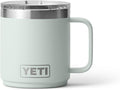 YETI Rambler 10 oz Ceramic Lined Stackable Mug, Vacuum Insulated, Stainless Steel with MagSlider Lid, Ridgeline