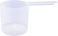 Plastic Measuring Scoop, (118.4 cc | 1/2 Cup | 4 fl oz. | 118.4 mL) Long Handle Spoons for Powders, Granules, Coffee, Pet Food, Baking Supplies, Protein and Other Dry Goods, BPA Free (Set of 1)