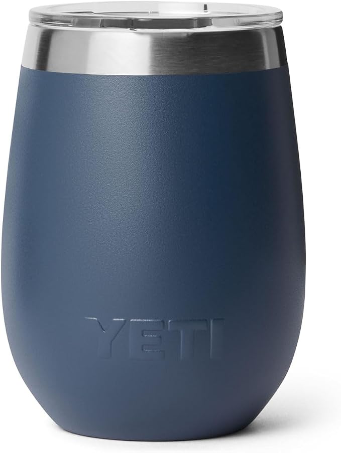 YETI Rambler 10 oz Wine Ceramic Lined Tumbler, Navy