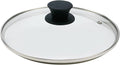 Woogim 9" Tempered Glass Pan Lid with Steam Vent, Thickened to 4mm and Dishwasher Safe and Oven up to 480℉, Universal Lid Fit for Cast Iron Skillets, Frying Saute Pan, Cooking Pot