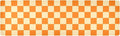 2-in-1 Table Runner Trivet for Hot Dishes Heat Resistant Hot Plate Mat Pad 39x12 Inch Waterproof Table Protector Trivets for Countertop Non Slip Decorative Checkered Orange
